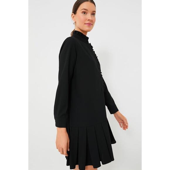 TUCKERNUCK Black Crepe Tate Dress Size L NWT Retail $168 Tuckernuck - Picture 6 of 8